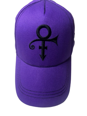 NWT Prince Unisex Adult Symbol Baseball Cap Hat Purple Black Concert Merch